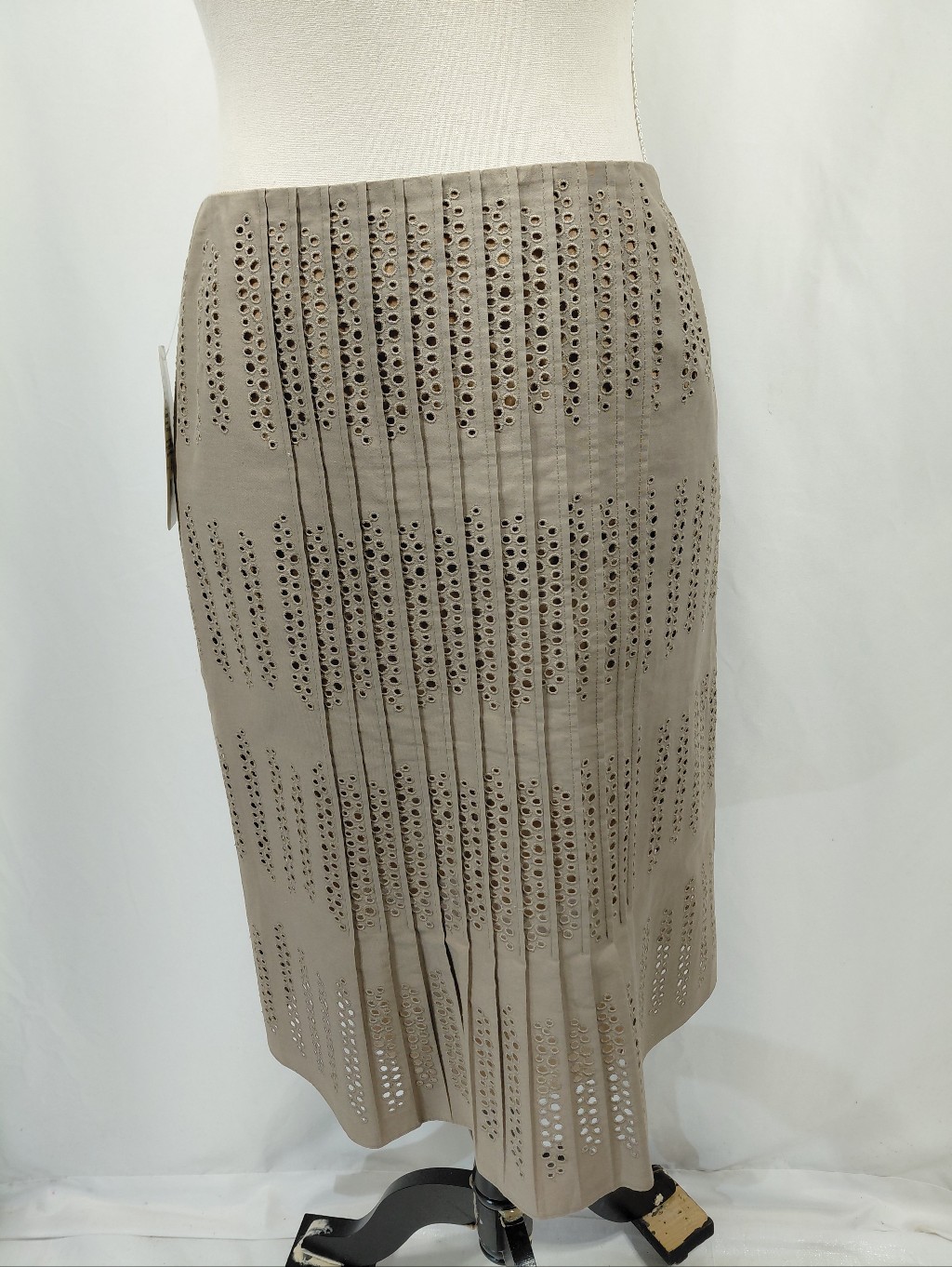 Akris Punto Cotton Silk Lined Skirt Nwt